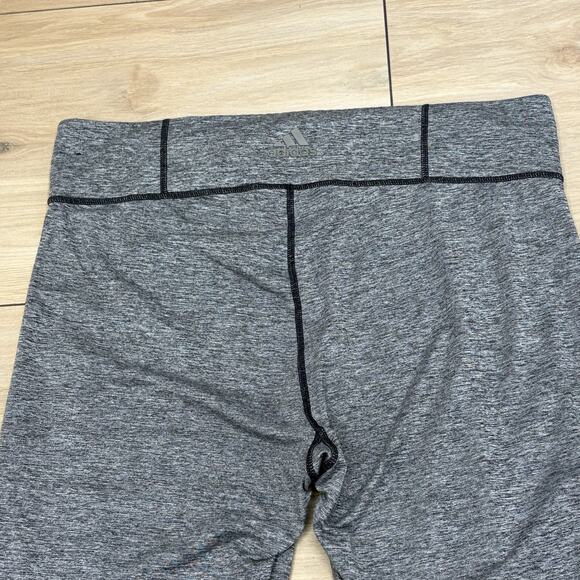 Adidas Women’s XL ClimaLite High Rise Leggings Ankle Gray Pull On 27” Inseam - Picture 7 of 13